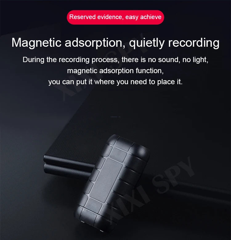 Vuria® Stealth Magnetic Micro Voice Recorder (500-Hour Battery)