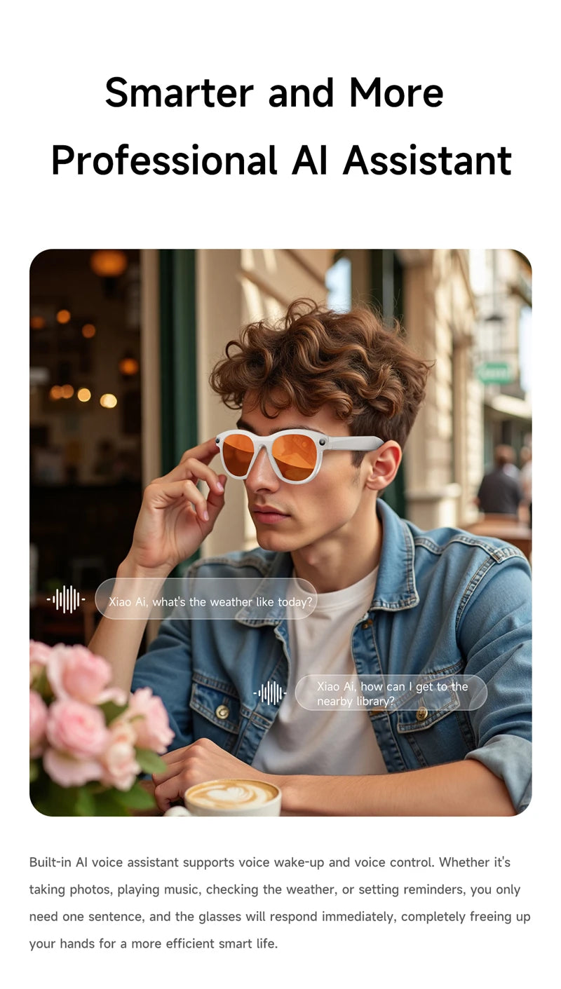 Vuria® 8K AI Smart Camera & Translation Glasses