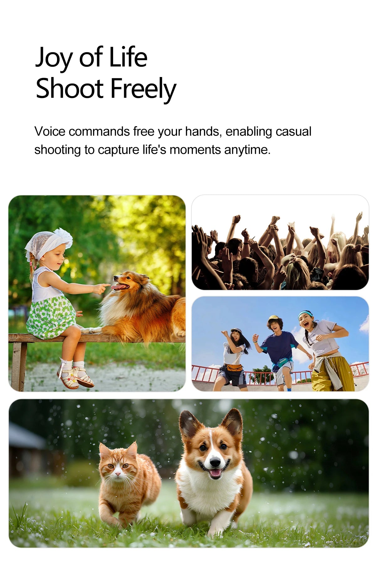 Vuria® 8MP Ultra HD Camera Smart Glasses (Mixed Reality & AI Translation)