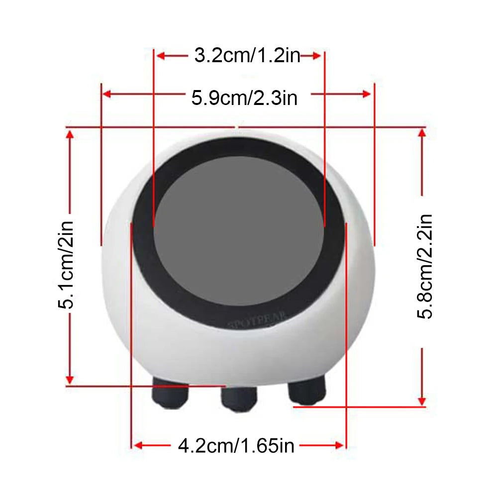Vuria® Smart AI Desktop Robot (DeepSeek Voice Assistant & Weather Station)