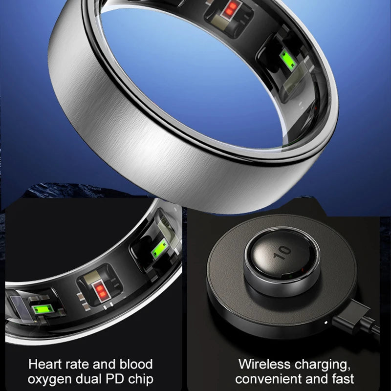 Vuria® R10 Smart Health Ring (24/7 Vitals & Sleep Tracker)