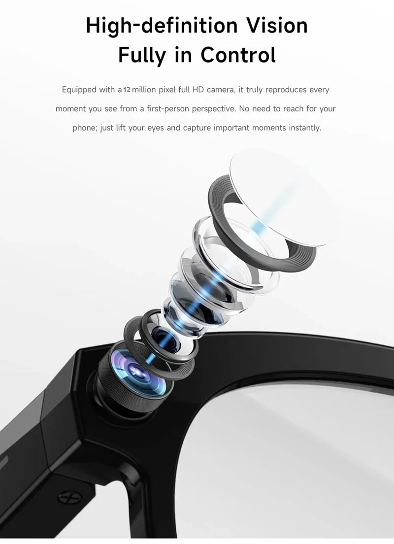 Vuria® 8K AI Smart Camera & Translation Glasses